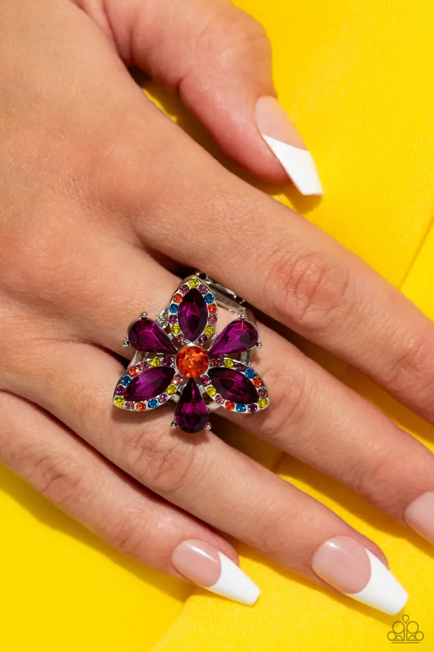 Paparazzi Jewelry Paparazzi Ring Blazing Blooms Multi Rings