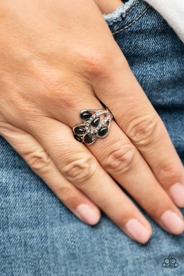 Paparazzi Jewelry Paparazzi Ring Cats Eye Cadence Black Rings