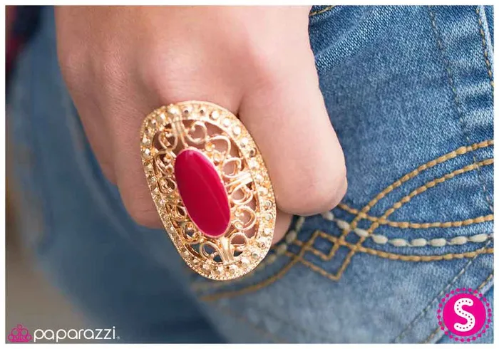 Paparazzi Jewelry Paparazzi Ring Setting the Stage Pink Rings