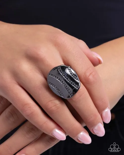 Paparazzi Jewelry Rings Paparazzi Ring Daring Dots Black