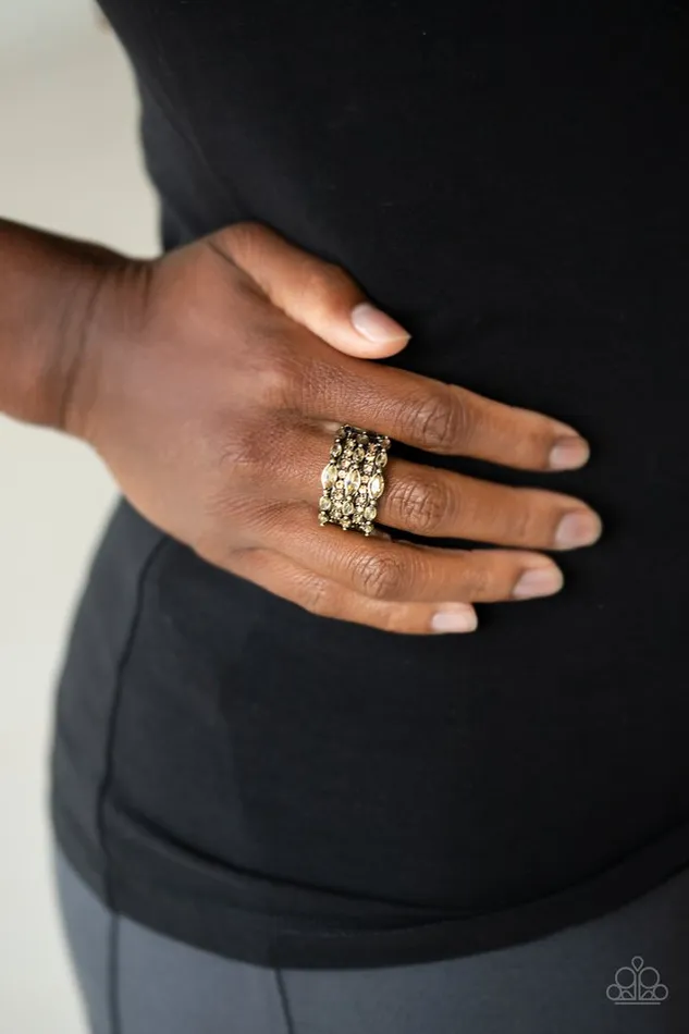 Paparazzi Jewelry Rings Paparazzi Ring Diva Diadem Brass