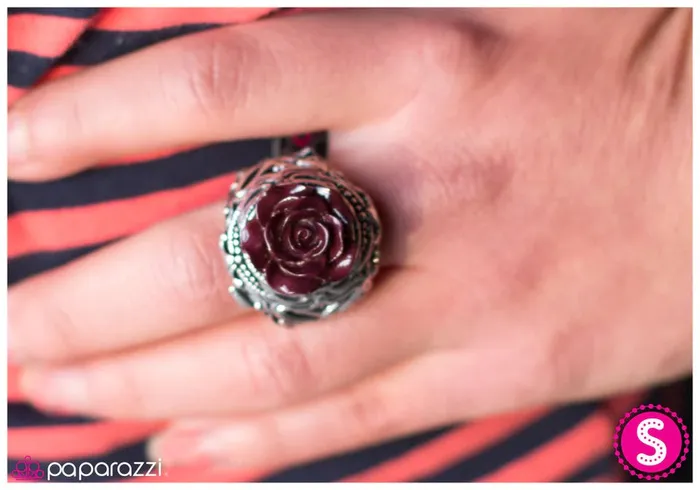 Paparazzi Jewelry Rings Paparazzi Ring Every Rose Has Its Thorn Purple