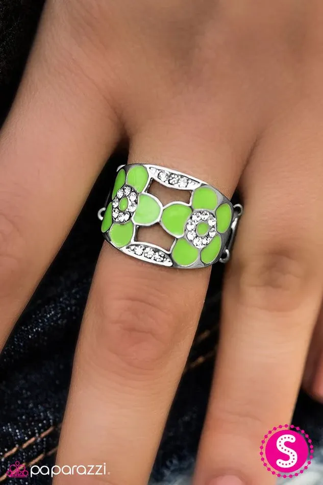 Paparazzi Jewelry Rings Paparazzi Ring Feels Like Spring Green