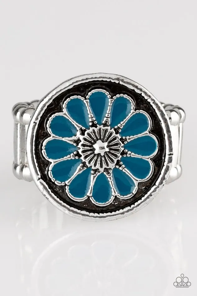 Paparazzi Jewelry Rings Paparazzi Ring Garden View Blue Paparazzi Jewelry Rings Paparazzi Ring Garden View Blue