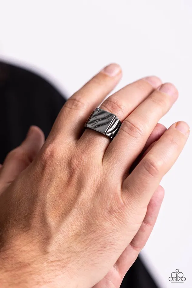 Paparazzi Jewelry Rings Paparazzi Ring Illusion Black