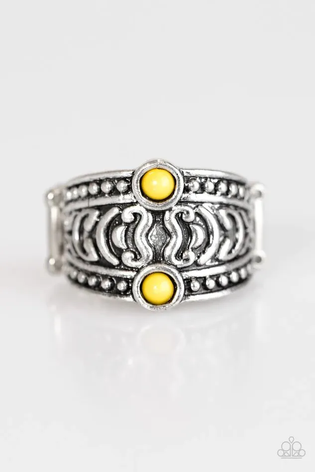 Paparazzi Jewelry Rings Paparazzi Ring Lost In The Amazon Yellow