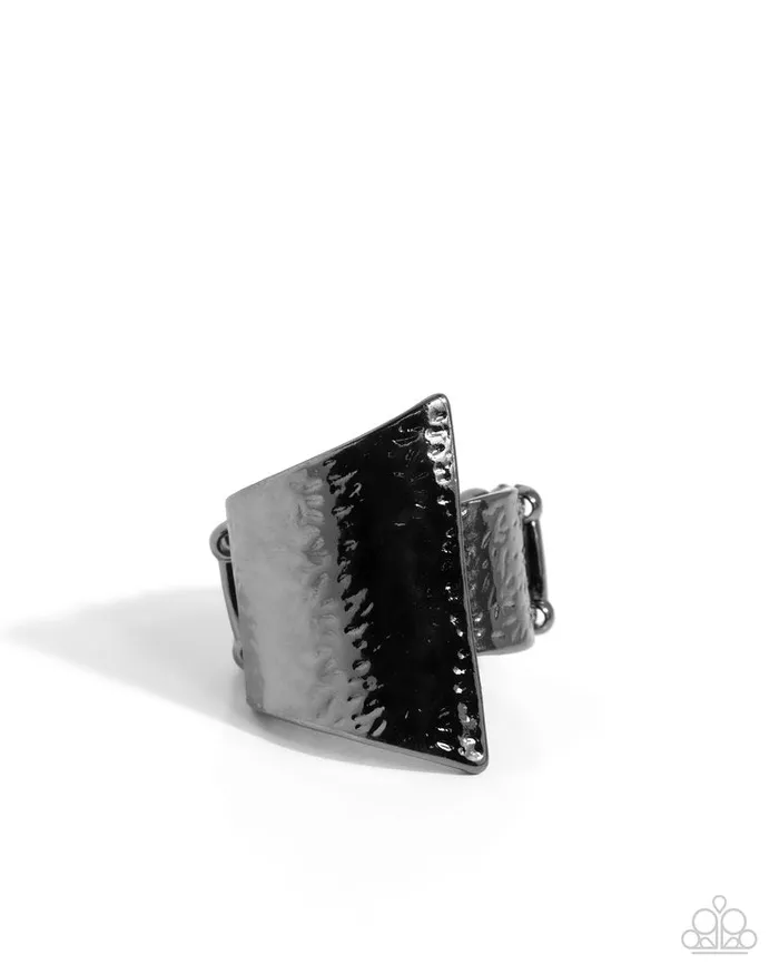 Paparazzi Jewelry Rings Paparazzi Ring Metallic Shade Black Paparazzi Jewelry Rings Paparazzi Ring Metallic Shade Black