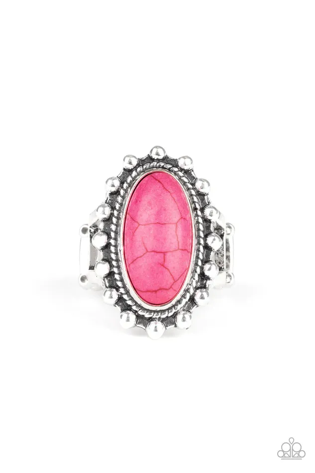 Paparazzi Jewelry Rings Paparazzi Ring Mineral Movement Pink