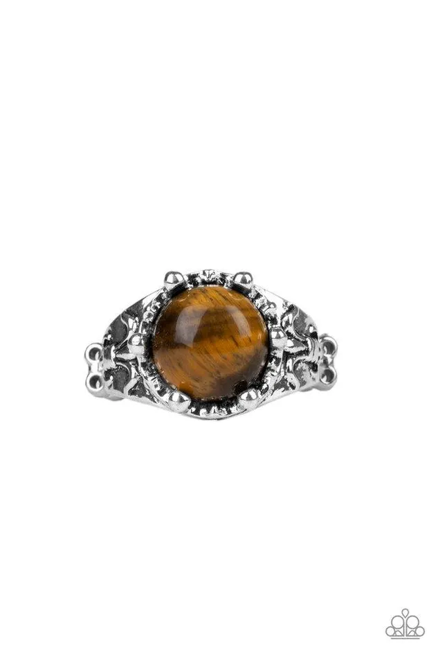 Paparazzi Jewelry Rings Paparazzi Ring Mojave Treasure Brown