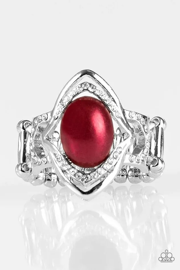 Paparazzi Jewelry Rings Paparazzi Ring Positively Posh Red
