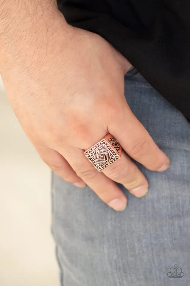 Paparazzi Jewelry Rings Paparazzi Ring Side Trip Copper