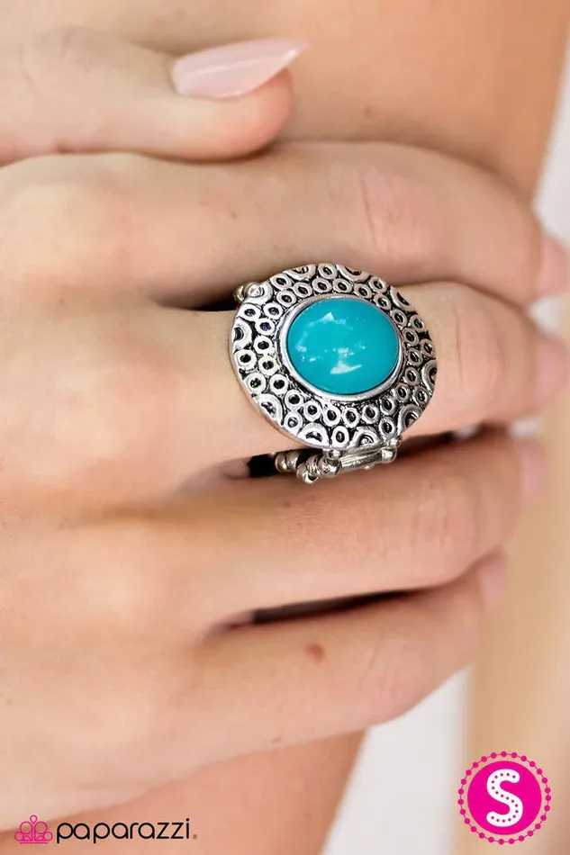 Paparazzi Jewelry Rings Paparazzi Ring SPIN There Done That Blue
