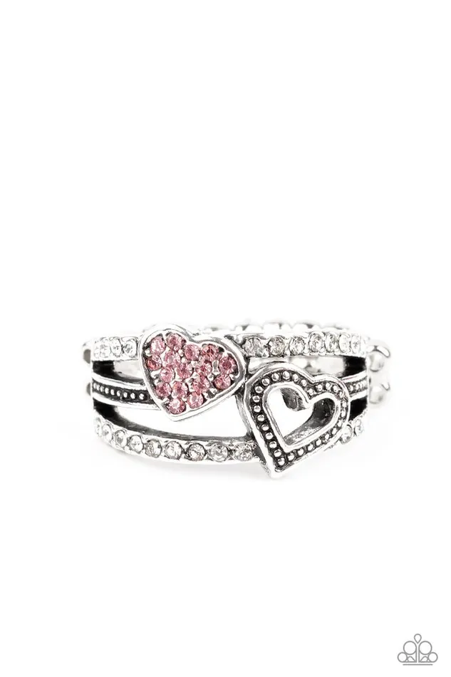 Paparazzi Jewelry Rings Paparazzi Ring You Make My Heart BLING Pink Paparazzi Jewelry Rings Paparazzi Ring You Make My Heart BLING Pink