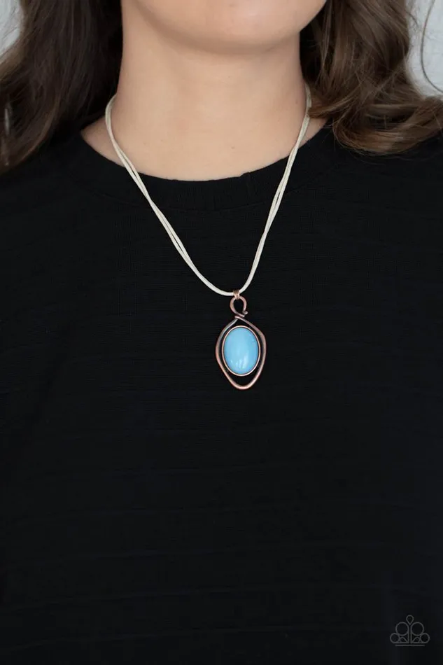 Paparazzi Necklace Desert Mystery Copper Paparazzi Jewelry Necklaces