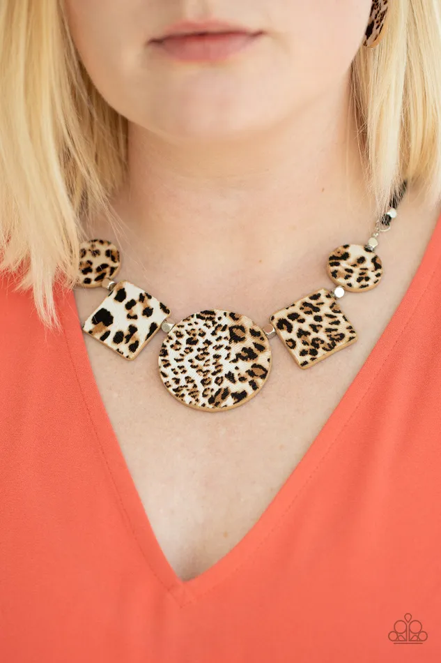Paparazzi Necklace Here Kitty Kitty Brown Paparazzi Jewelry Necklaces