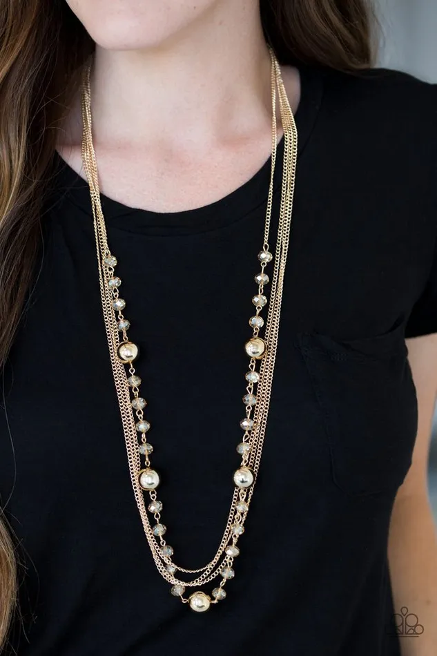 Paparazzi Necklace High Standards Gold Paparazzi Jewelry Necklaces