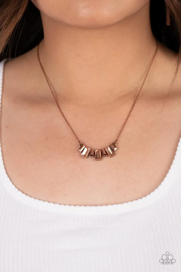 Paparazzi Necklace Hype Girl Glamour Copper Paparazzi Jewelry Necklaces Paparazzi Necklace Hype Girl Glamour Copper Paparazzi Jewelry Necklaces