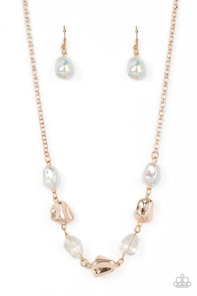Paparazzi Necklace Inspirational Iridescence Rose Gold Paparazzi Jewelry Necklaces Paparazzi Necklace Inspirational Iridescence Rose Gold Paparazzi Jewelry Necklaces