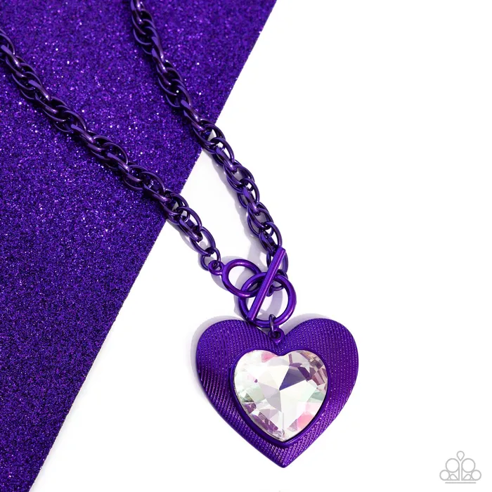 Paparazzi Necklace Modern Matchup Purple Paparazzi Jewelry Necklaces