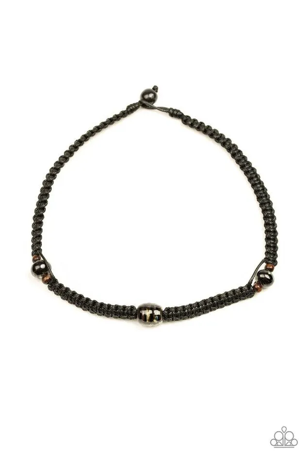 Paparazzi Necklace Rate Of Climb Black Paparazzi Jewelry Necklaces