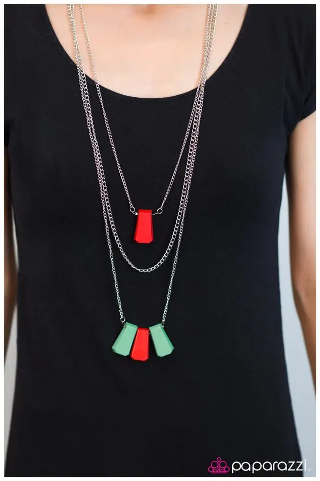 Paparazzi Necklace Youre So Vain Red Paparazzi Jewelry Necklaces