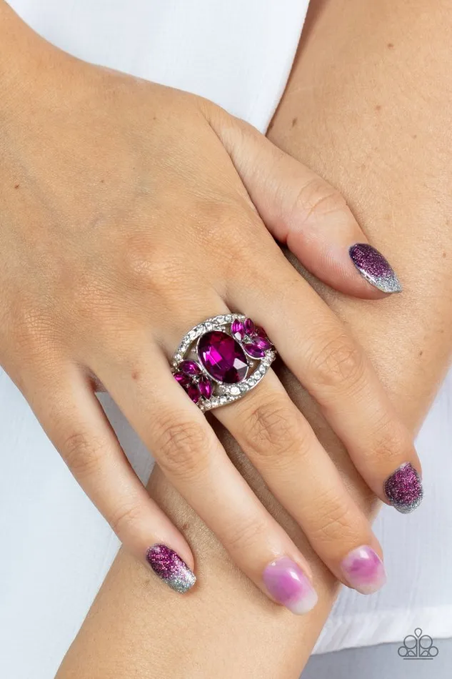 Paparazzi Ring Cosmic Clique Pink Paparazzi Jewelry Rings