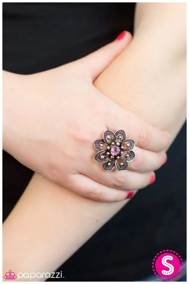 Paparazzi Ring Growing Admiration Purple Paparazzi Jewelry Rings