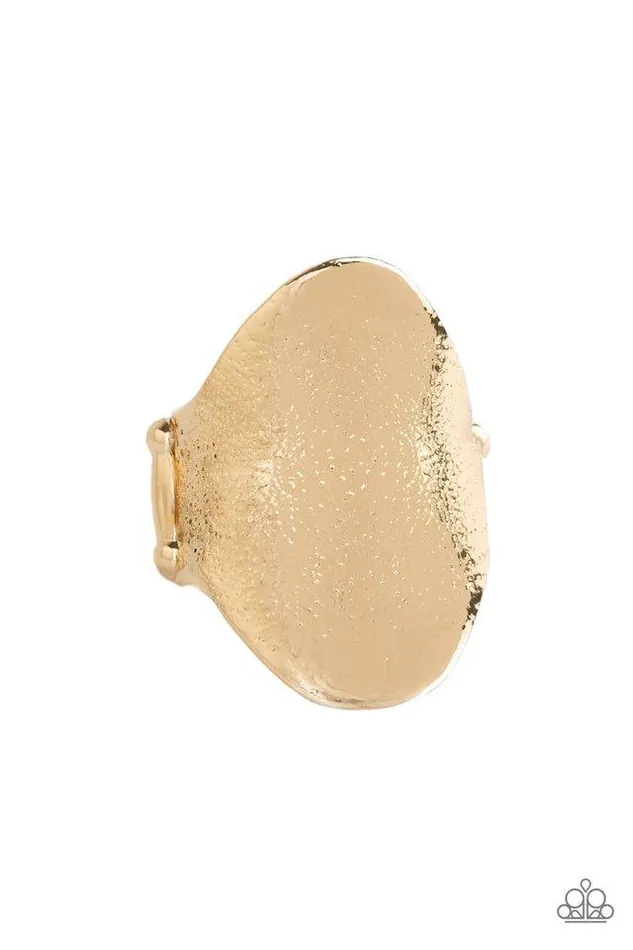Paparazzi Ring Metro Mirror Gold Paparazzi Jewelry Rings