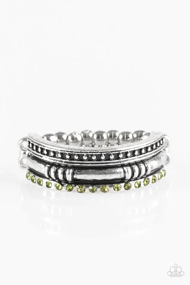 Paparazzi Ring Safari Shimmer Green Paparazzi Jewelry Rings