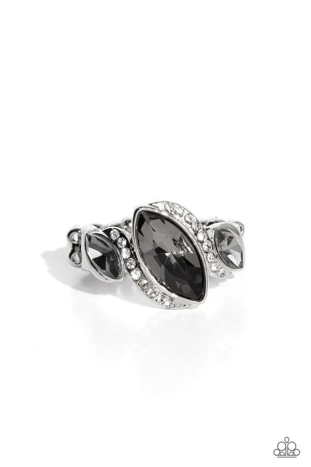 Paparazzi Ring Tilted Triplets Silver Paparazzi Jewelry Rings Paparazzi Ring Tilted Triplets Silver Paparazzi Jewelry Rings