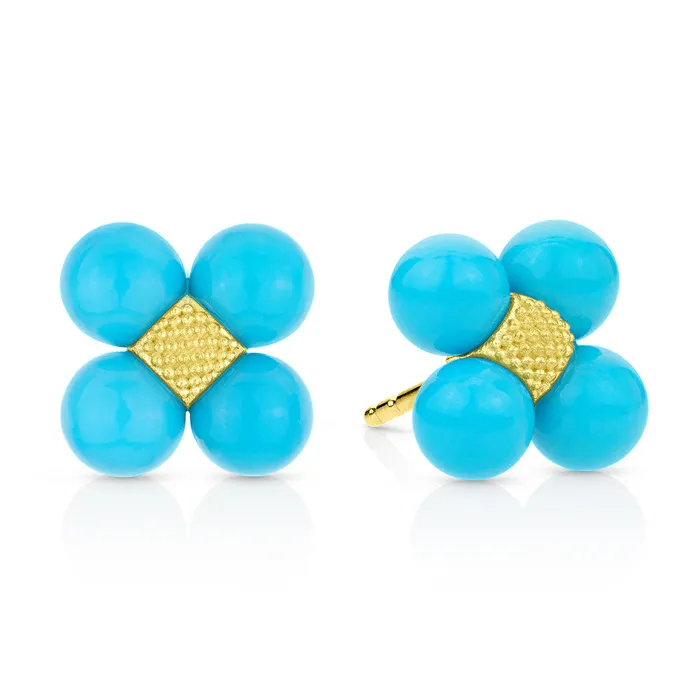 Paul Morelli Paul Morelli Turquoise Sequence Stud Earrings Earrings