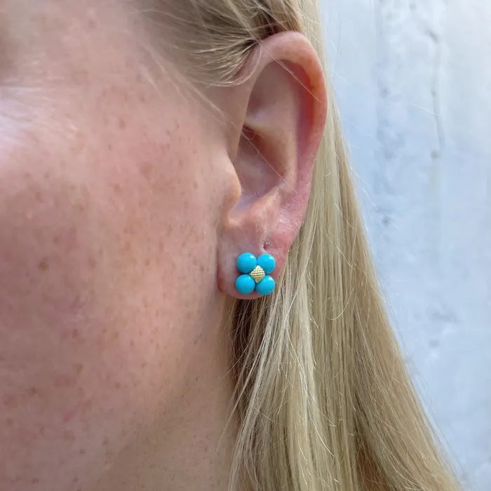 Paul Morelli Paul Morelli Turquoise Sequence Stud Earrings Earrings