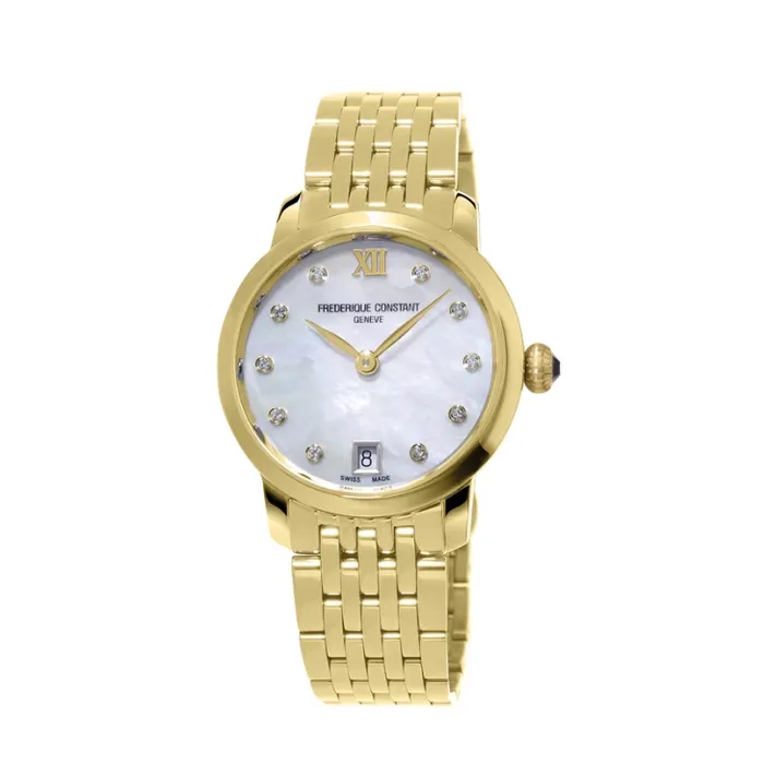 PreStyled Sets Frederique Constant Frederique Constant Slimline Ladies GoldPlated Quartz PreStyled Sets Frederique Constant Frederique Constant Slimline Ladies GoldPlated Quartz