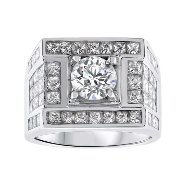 Rings Diamond Source NYC 18kt White Gold Men Custom Design Ring of 563ct diamonds M176250 Rings Diamond Source NYC 18kt White Gold Men Custom Design Ring of 563ct diamonds M176250