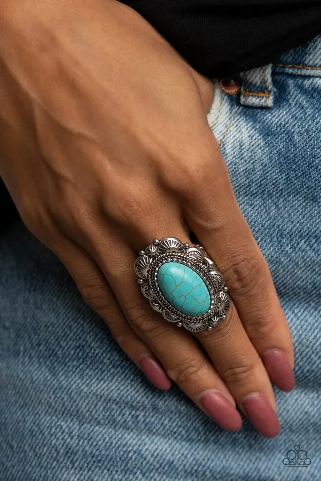 Rings Paparazzi Jewelry Paparazzi Ring Bring Down The RANCH House Blue