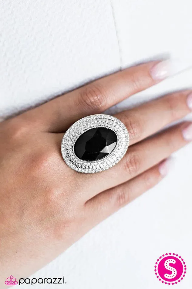 Rings Paparazzi Jewelry Paparazzi Ring Empire Built Black