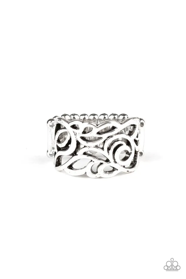 Rings Paparazzi Jewelry Paparazzi Ring Ivy Leaguer Silver Rings Paparazzi Jewelry Paparazzi Ring Ivy Leaguer Silver