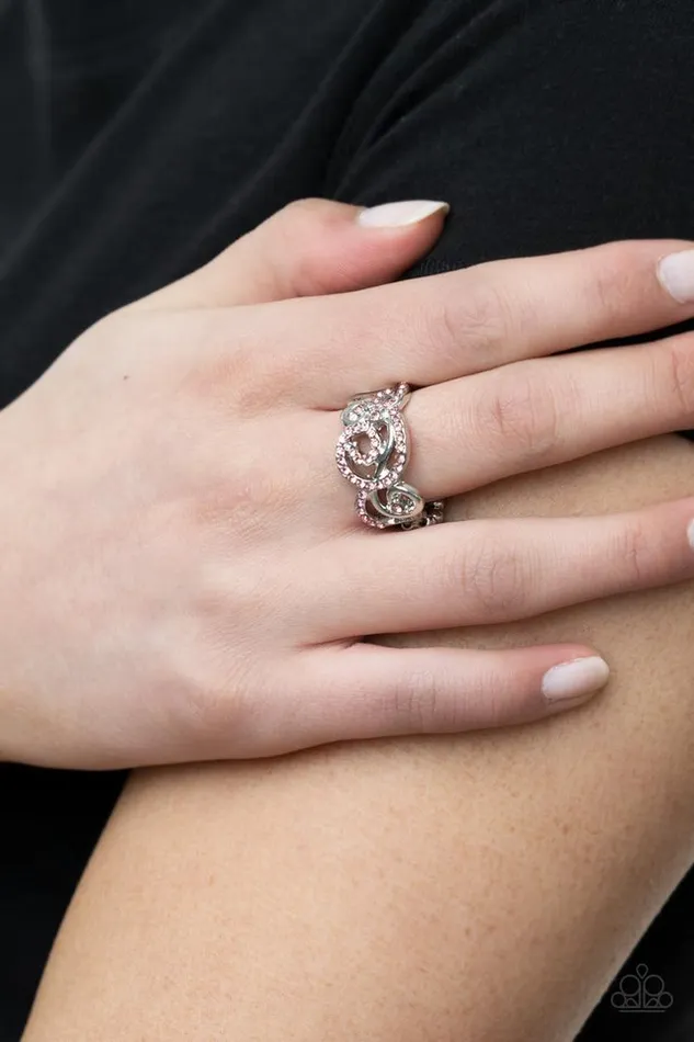 Rings Paparazzi Jewelry Paparazzi Ring Melodic Motion Pink