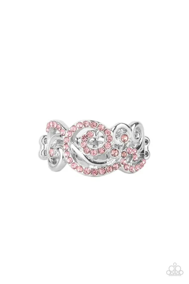 Rings Paparazzi Jewelry Paparazzi Ring Melodic Motion Pink Rings Paparazzi Jewelry Paparazzi Ring Melodic Motion Pink