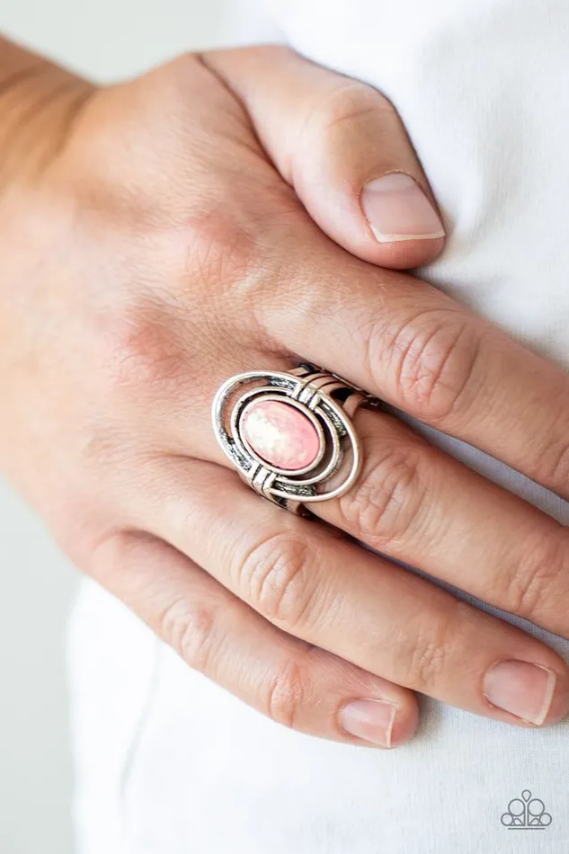Rings Paparazzi Jewelry Paparazzi Ring Peacefully Pristine Pink