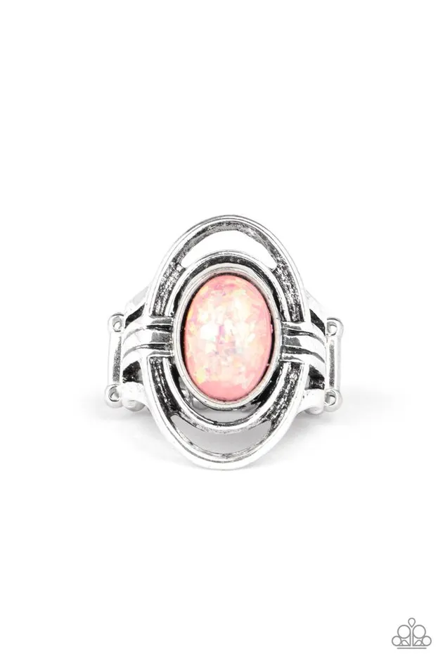 Rings Paparazzi Jewelry Paparazzi Ring Peacefully Pristine Pink Rings Paparazzi Jewelry Paparazzi Ring Peacefully Pristine Pink