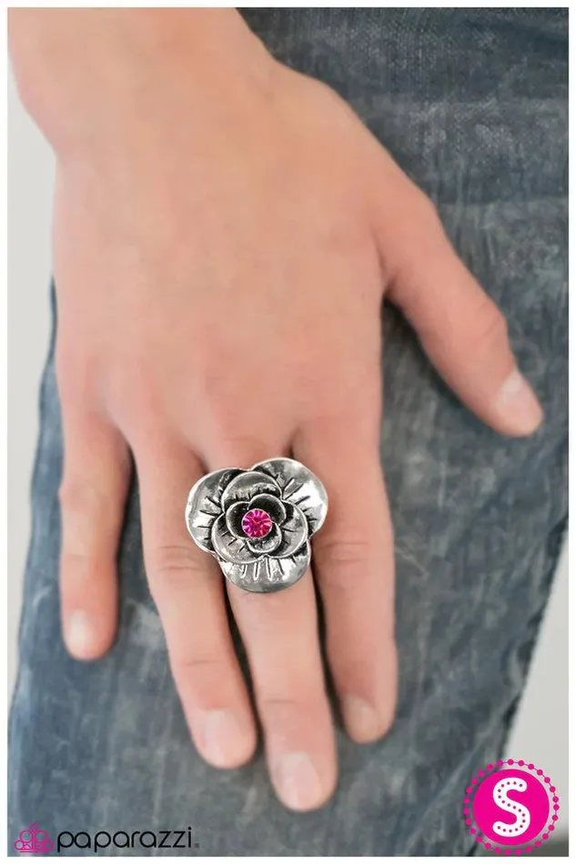 Rings Paparazzi Jewelry Paparazzi Ring She Walks In Beauty Pink