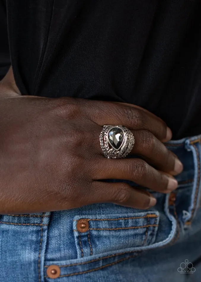 Rings Paparazzi Jewelry Paparazzi Ring Stepping Up The Glam Silver