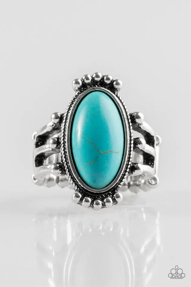 Rings Paparazzi Jewelry Paparazzi Ring Stone Arches Blue