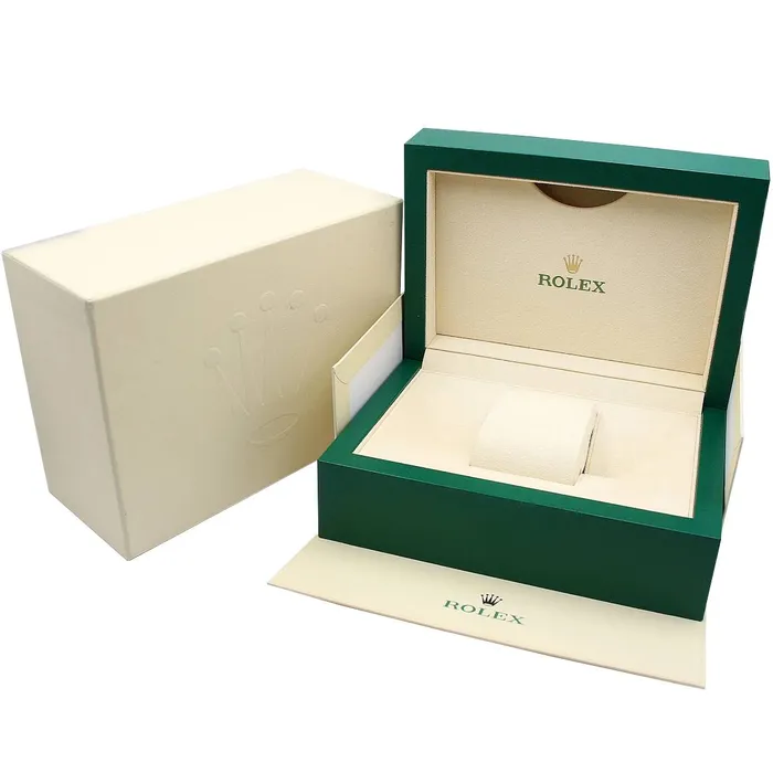 Rolex Bracelets Rolex Day Date 40mm Ref 2282350005 Silver Stripe Motif Stick Dial Fluted Bezel 18K Rose Gold President Bracelet Mens Watch