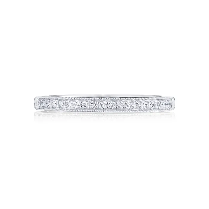 Tacori Rings Tacori Coastal Crescent 14K White Gold Diamond Band