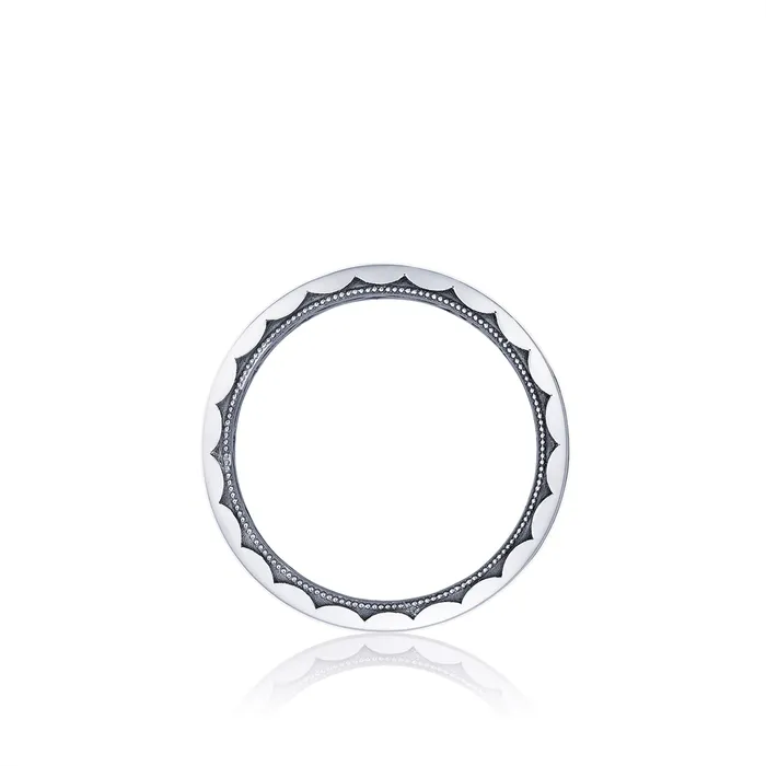 Tacori Rings Tacori Sculpted Crescent 18K White Gold Mens 6mm Brushed Wedding Band Tacori Rings Tacori Sculpted Crescent 18K White Gold Mens 6mm Brushed Wedding Band