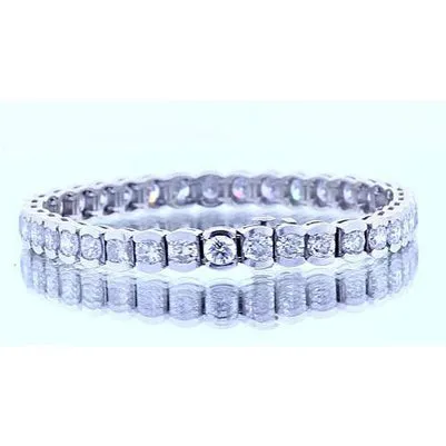 1645 Carats Round Natural Earth Mined Diamond Tennis Bracelet White Gold 14K GB Bracelets 1645 Carats Round Natural Earth Mined Diamond Tennis Bracelet White Gold 14K GB Bracelets