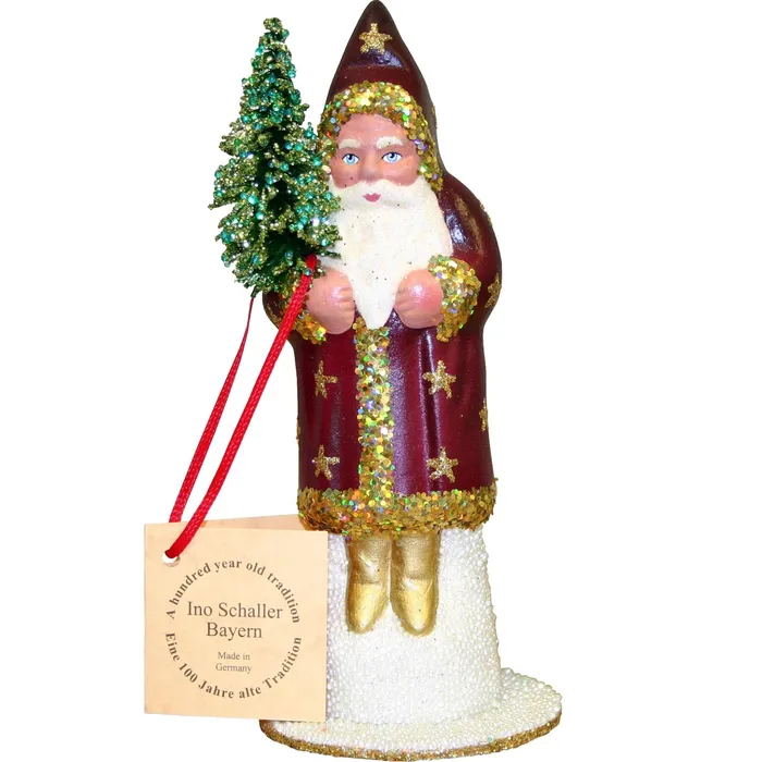 Alexander Schaller Paper Mache Candy Container Santa Purple Gold w Stars Alexander Taron PreStyled Sets Alexander Schaller Paper Mache Candy Container Santa Purple Gold w Stars Alexander Taron PreStyled Sets