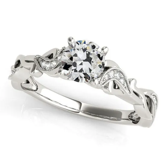 Antique Style Round Old Miner Genuine Natural Earth Mined Diamond Ring Prong Set 275 Carats HarryChadEntcom Rings Antique Style Round Old Miner Genuine Natural Earth Mined Diamond Ring Prong Set 275 Carats HarryChadEntcom Rings